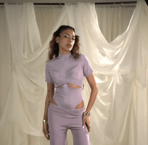 Plus (Bodysuit and Flare Pants Set)